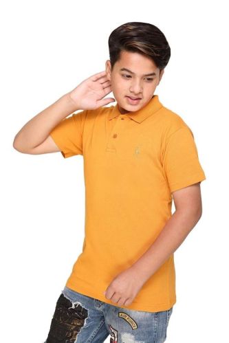 Plain Cotton Boys Polo T-Shirts, Occasion : Casual Wear