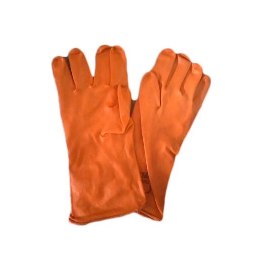 Nylon Painting Safety Glove, Color : Orange