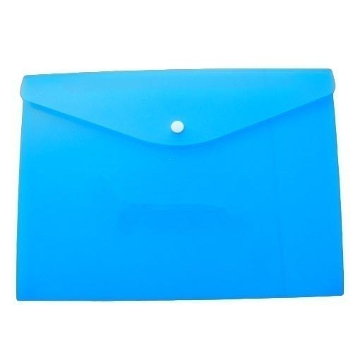 Plain Plastic Button Folder, For Keeping Documents, Feature : Fine Finish, Light Weight, Moisture Proof