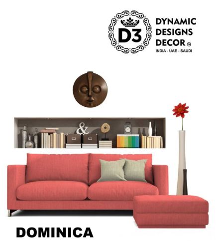 Plain Polyester Dominica Sofa Fabric, Feature : Anti-Wrinkle, Comfortable, Dry Cleaning, Easily Washable