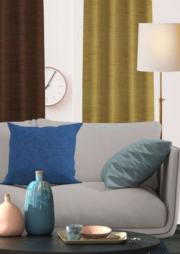 Plain Polyester Odeon Curtain Fabric, Color : Grey