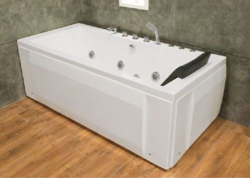 White Rectangular Aurous Lancer New Whirlpool Spa, For Bath Use, Dimension : 5'8
