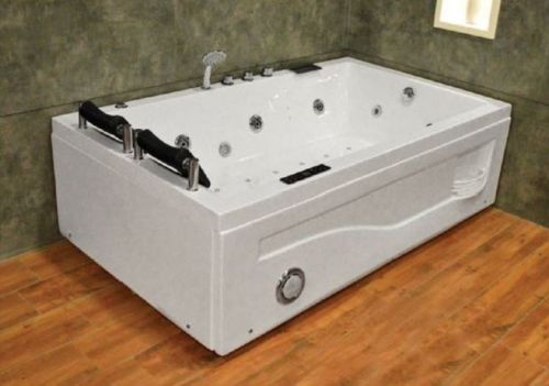 White Rectangular Plain Polished Acrylic Aurous Lancer Whirlpool Spa, For Bath Use, Dimension : 6'.0