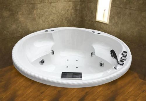 White Round Polished Acrylic Plain Aurous Ocean Whirlpool Spa, For Bath Use, Dimension : 5