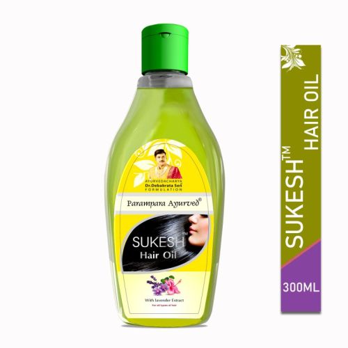 300 Ml Sukesh Hair Oil, Packaging Type : Plastic Box