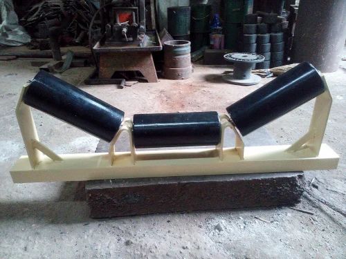 Paint Coating Metal Conveyor Idler Roller, For Moving Goods, Feature : Excellent Quality, Heat Resistant