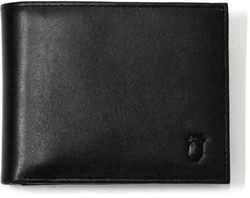 Black Ananas 300 Mens Leather Wallet, Model Number : MW001