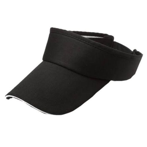 Plain Black Tennis Cap, Size : Free Size