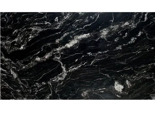 Polished Black Forest Granite Slab, For Flooring