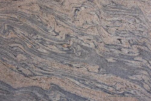 Rectangular Polished Colombo Juprana Granite Slab, Specialities : Stylish Design, Fine Finishing, Durable