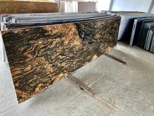 Rectangular Polished Fusion Gold Granite Slab, Specialities : Shiny Looks, Fine Finishing