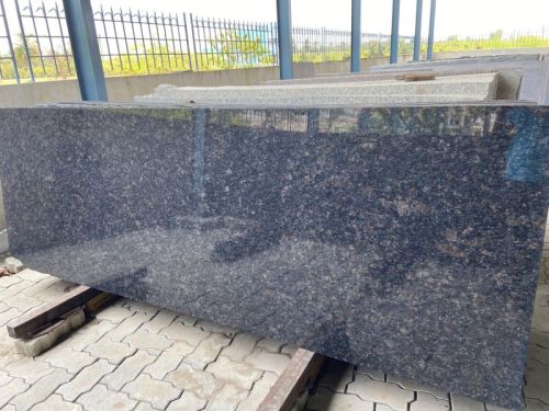 Polished Sapphire Blue Granite Slab