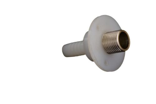 03E 12mm Round Flange With O/S Brass Nut