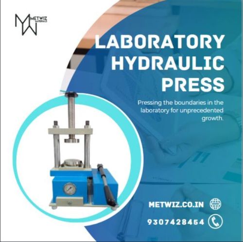 Laboratory Hydraulic Press 20 Ton, Capacity : 5-200 Ton/day