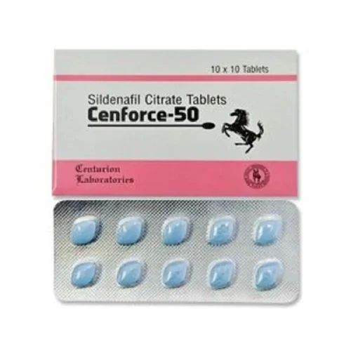 Cenforce 50mg Tablets, For Erectile Dysfunction, Shelf Life : 18 Months