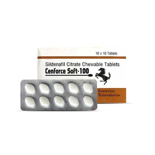 Cenforce Soft 100mg Tablets, For Erectile Dysfunction, Shelf Life : 18 Months