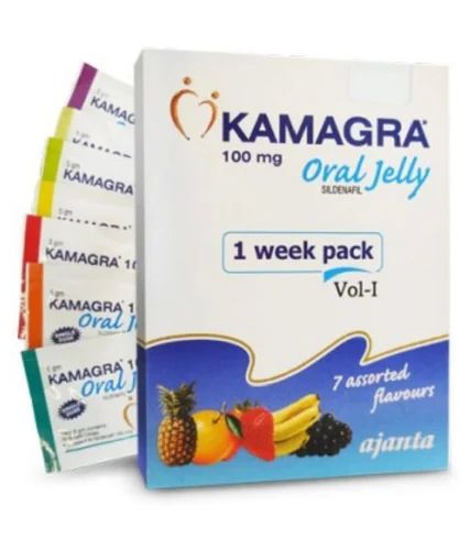 Kamagra 100mg Oral Jelly, For Erectile Dysfunction, Shelf Life : 18 Months