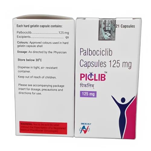 Piclib 125mg Capsules, For Anti Cancer, Medicine Type : Allopathic