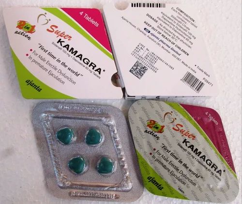 Super Kamagra Tablets, For Erectile Dysfunction, Shelf Life : 18 Months