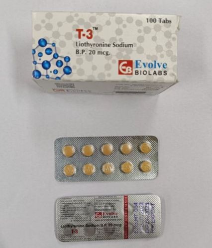 T3 Tablets, For Used To Treat Hypothyroidism, Medicine Type : Allopathic