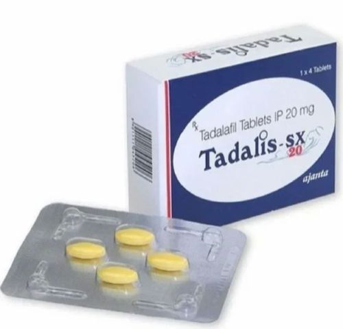 Tadalis SX Tablets, For Erectile Dysfunction, Composition : Tadalafil