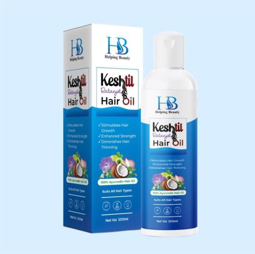 HB Keshtil Ratanjot Natural Ayurvedic Hair Oil 100 Ml Pack