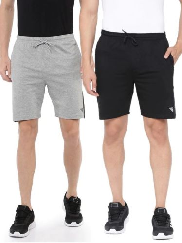 Plain Polyester Mens Shorts, Technics : Machine Made