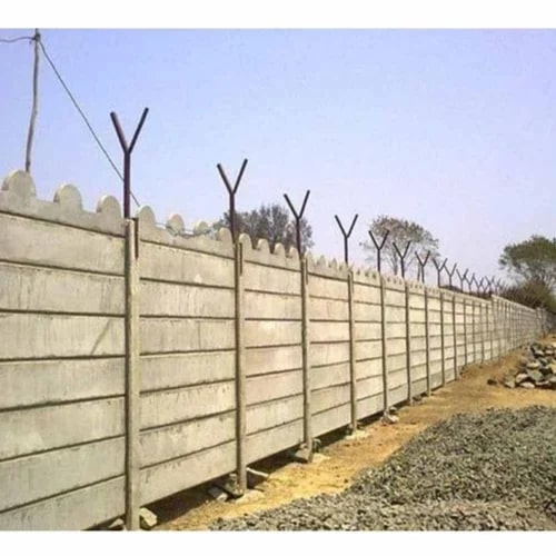 Polished Concrete Modular Compound Wall, For Construction, Size : 6 Feet