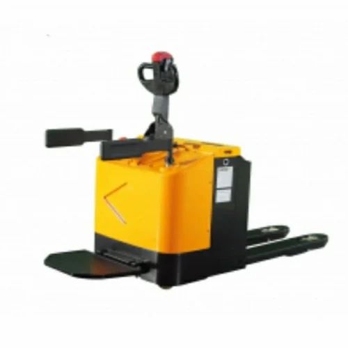 Yellow Battery Operated Hand Pallet Truck, For Moving Goods