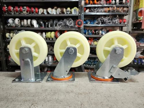 SRE Creamy Nylon Pallet Truck Wheel