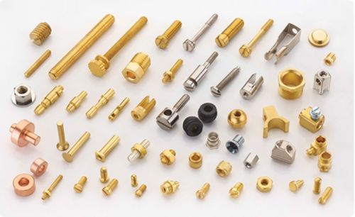 Brass Electronic Parts for Industrial Use