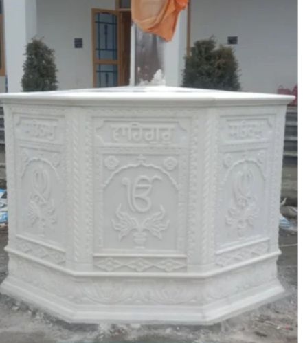 White Makrana Marble Nishan Shab