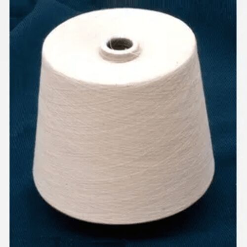 White Plain Cotton Carded Yarn, For Making Garments, Technics : Dyed