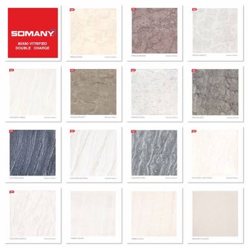 Polished Creamic Somany Double Charge Vitrified Tiles, For Flooring, Feature : Durable, Easy To Fit