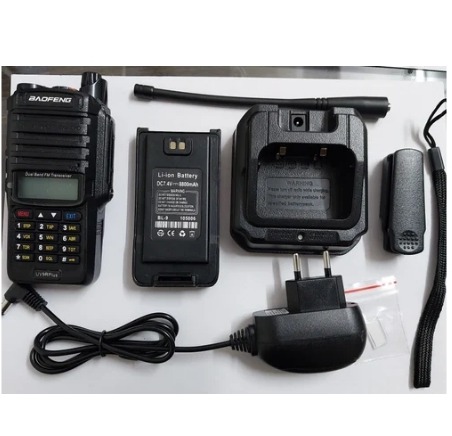 Baofeng Uv9r Plus Dual Band Walkie Talkies Waterproof and Dustproof(Upto 5km Range)