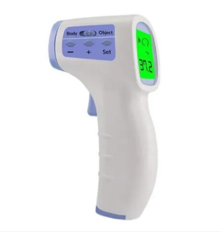 White Blue 40 To 300 Degree Celsius Digital Infrared Thermometer