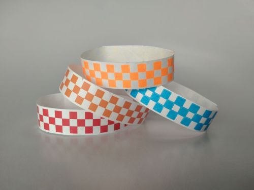 Paper Tyband Stock Design Wristbands, Length : 254mm