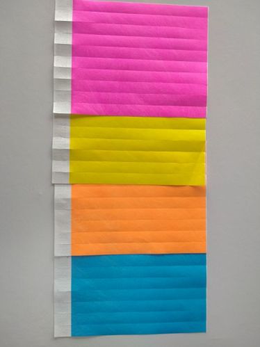 Paper Tyband Stock Wristbands