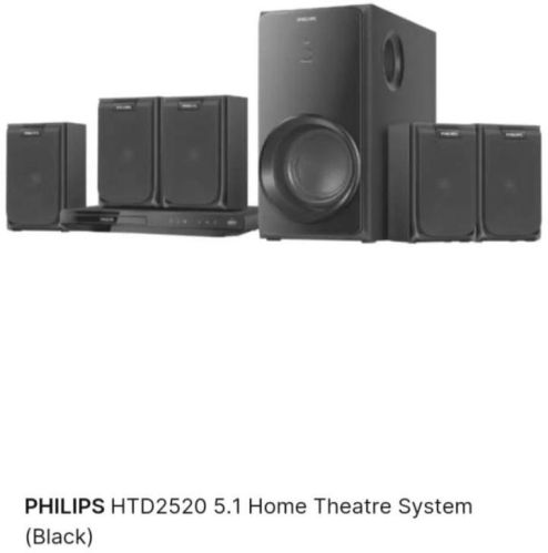 Electric Philips Home Theater System, For Room, Commercial