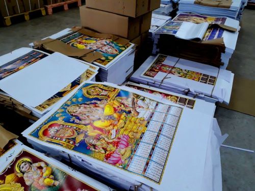 Paper Custom Printed Calendar, For Corporate, Promotion