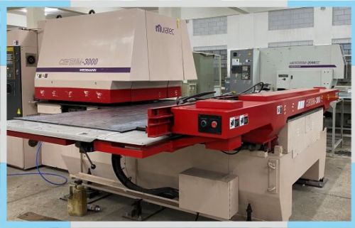 CNC Punching Machine, Color : Red