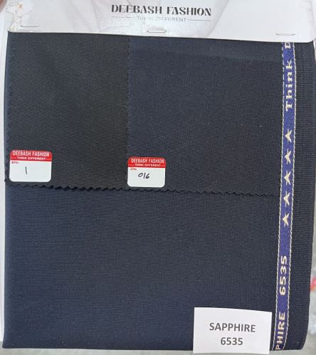 Sapphire 6535 Polyester Viscose Suiting Fabric, For Garments, Packaging Type : Plastic Bag