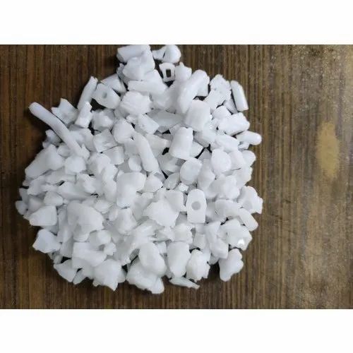 Reprocessed White POM Grinding Granules, For Injection Moulding, Packaging Size : 25 Kg