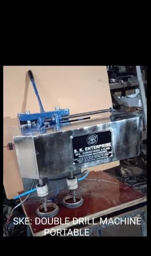 Ske Semi Automatic Mechanical Double Spindle Drill Machine