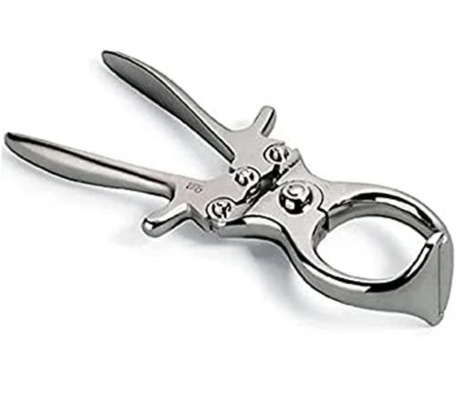 Silver Stainless Steel Inst Castration Emasculator, Packaging Type : Paper Box