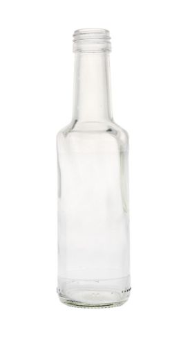 Transparent Round 200ml Juice Glass Bottle