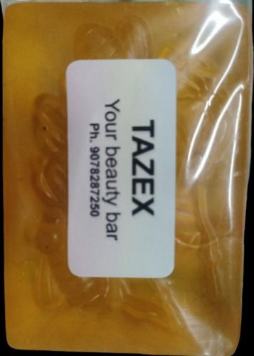 Light Orange Tazex Saffron Beauty Soap, Packaging Type : Plastic Packet