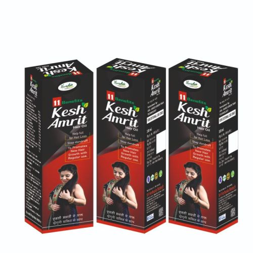 Sri Herbasia Kesh Amrit Oil, For Anti Dandruff, Anti Hair Fall, Hare Care, Scalp Hair, Packaging Size : 100 Ml