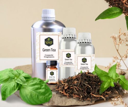 Yellow SNF Green Tea Fragrance Oil, For Perfumery, Cosmetics, Purity : 100%