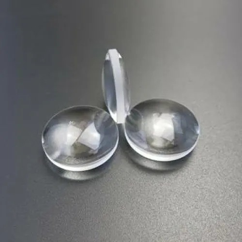 Plain Glass Double Convex Lens, Packaging Type : Plastic Box